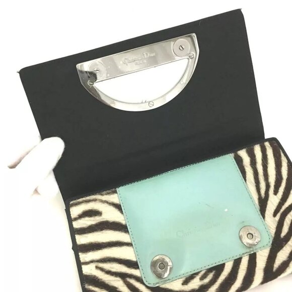 Christian Dior Zebra Leather Long Bifold Wallet/3Z0329 - Picture 5 of 8